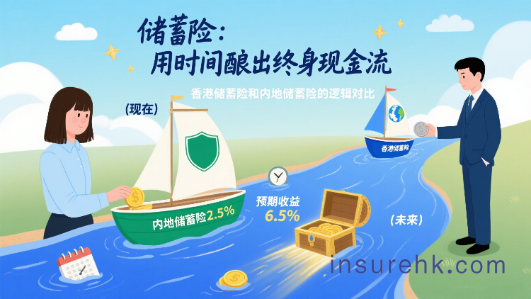 储蓄险：用时间酿出终身现金流，储蓄险的强制储蓄与跨越经济周期，储蓄险不是 “枷锁”，是终身现金流的 “船票”。
